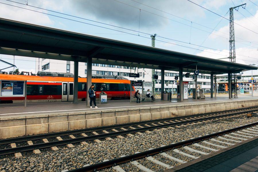 train station from Gießen, Deutschland