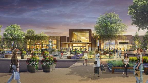 Foothills Mall redesign drawing