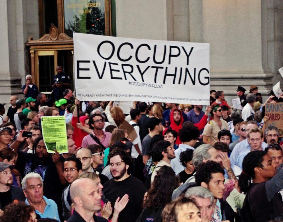 Occupy Wall Street Movement, September 2011. Wikimedia Commons 