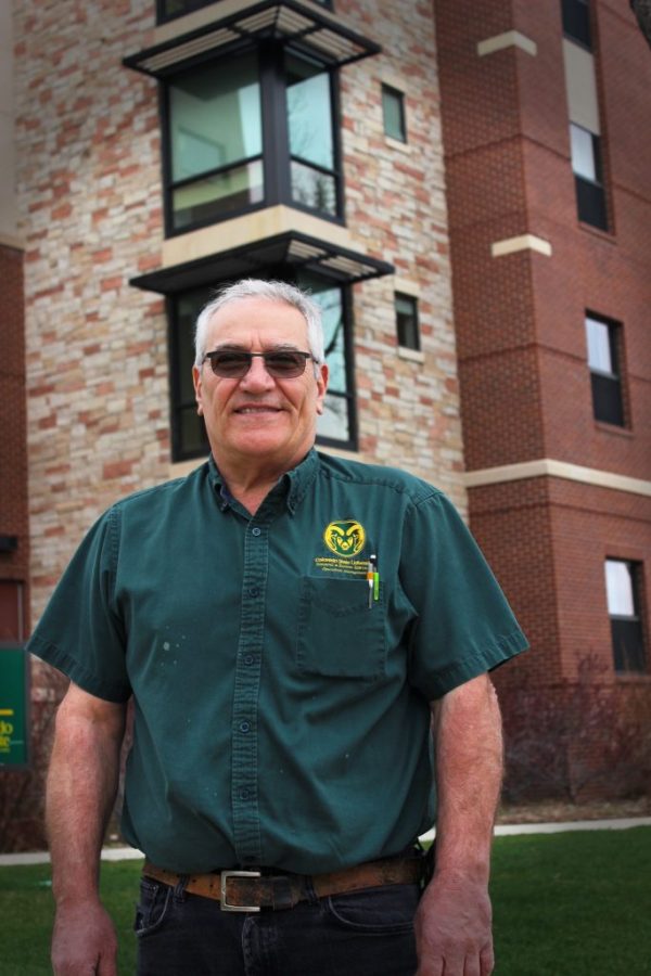 Hairik Honarchian is a CSU custodian who is pursuing a masters degree in agriculture. He has the opportunity to take up to nine credits per academic year through the Employee Privilege Study program. (Photo by Jenna Fischer)