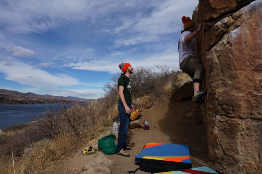 Bouldering+is+a+popular+pastime+for+many+CSU+students.