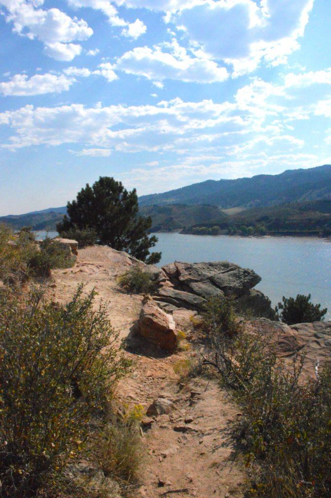 Horsetooth Reservoir shoreline