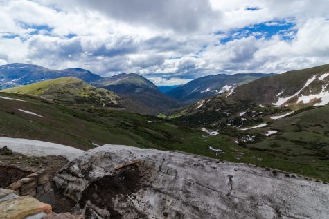 The view from the top of Trail Ridge Road in Rocky Mountain National Park.