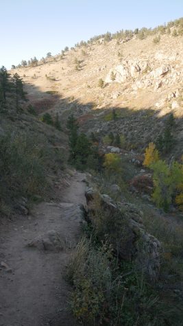 The Horsetooth Falls Trail.