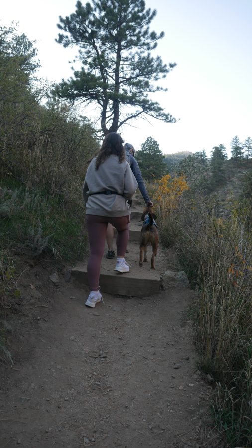 A Fort Collins couple hike Horsetooth Falls Trail.