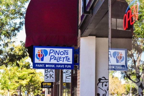 The entrance of Pinot's Palette in Old Town Fort Collins on September 7th.