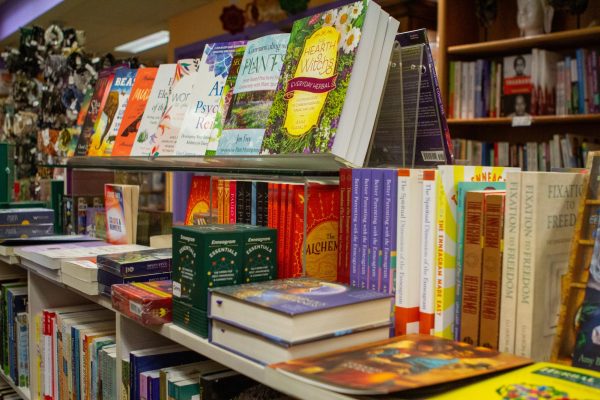 Northern Lights Crystals, Books & Gifts, located on S. College Ave., sells a variety of metaphysical goods and services, including books about spirituality, alchemy, and other related topics Jan. 27.