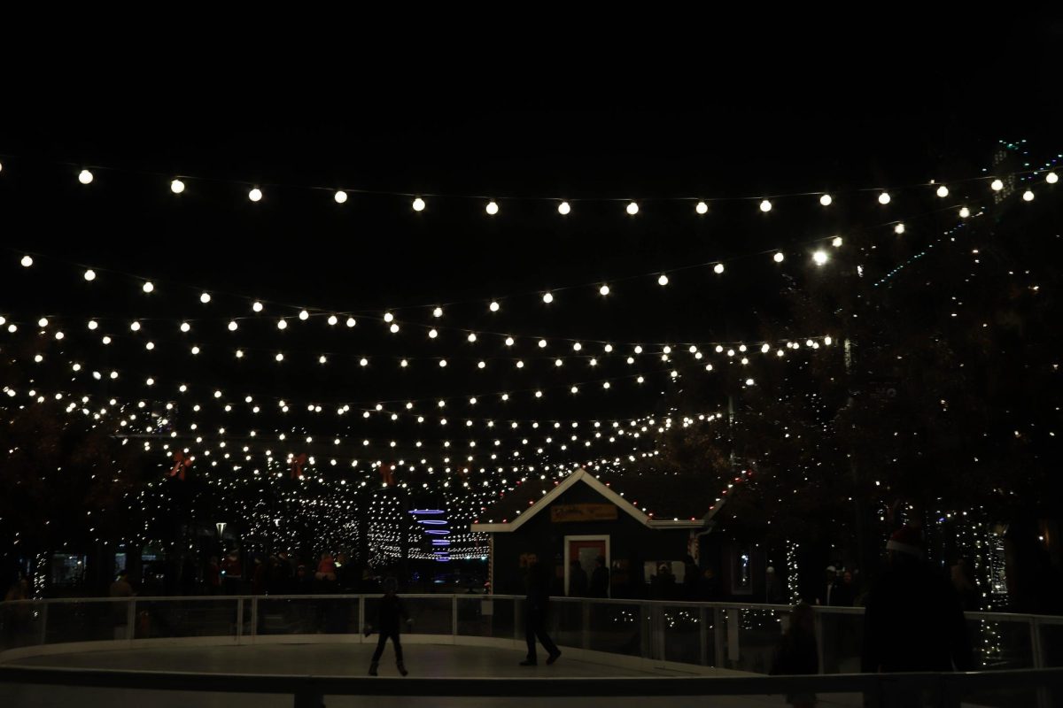 The ice skating rink in Old Town, Fort Collins Dec. 6, 2024.